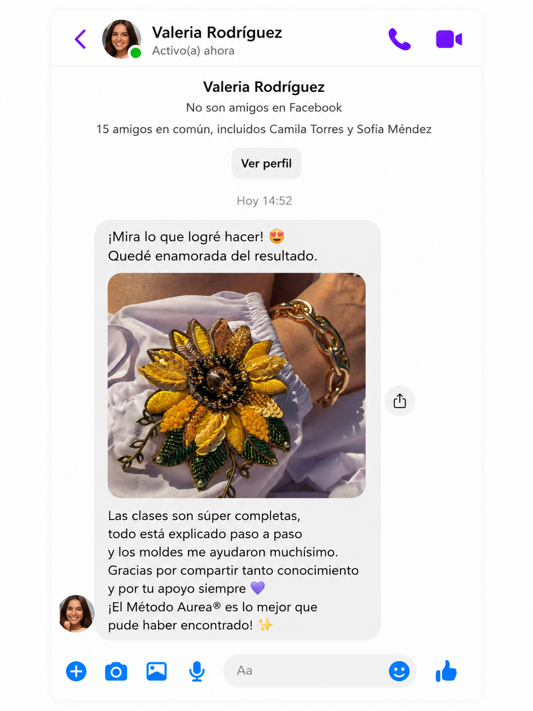 Testimonio alumna 1