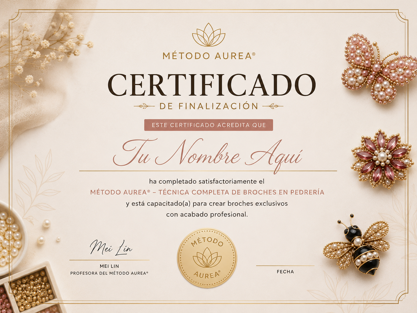 Certificado Método Aurea®